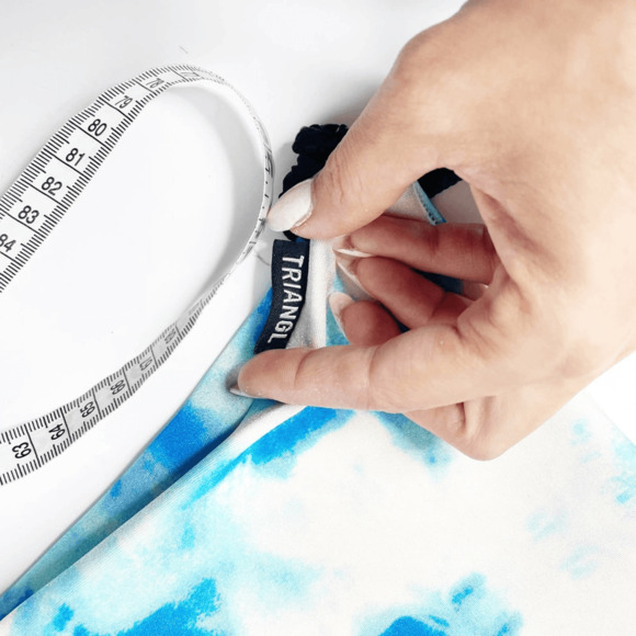 Triangl Swimwear Neoprene Tie Dye Pool Beach Bag Drawstring Pouch Backpack - Picture 3 of 4